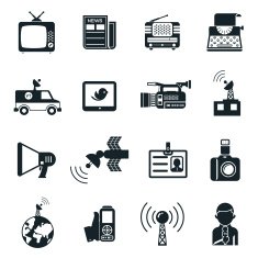 News and Media Icons