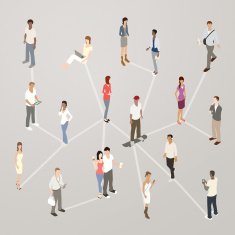 Social Networking Illustration