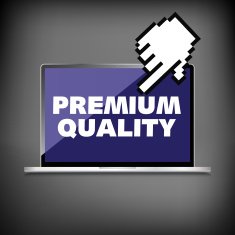 Premium Quality words display on High-quality screen N2
