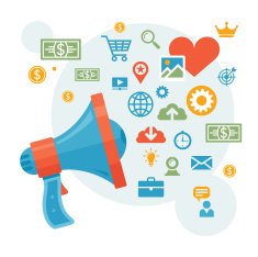 Marketing & Advertising - Loudspeaker Concept Vector Illustration N2