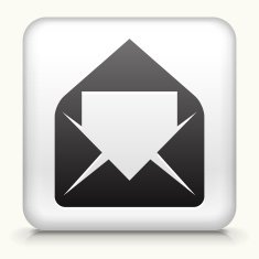 Square Button with Mail