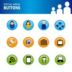 Social Media Buttons N6