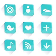 Social Media Buttons N7