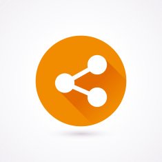 Flat icon share