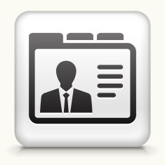 Square Button with Contact Info N2