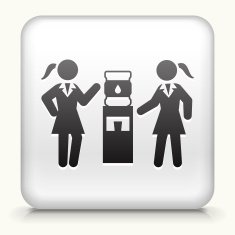 Square Button with Watercooler