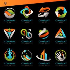 Logo template and globe vector web Icon N9