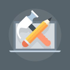 Configuration Coding theme flat style minimal stylish colorful N2