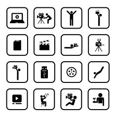 media symbol set N3
