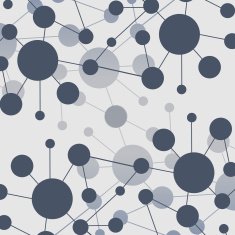 Connections - Colorful Molecular Global Business Network Design N2