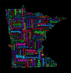 Minnesota on Modern Communication and Technology Word Cloud