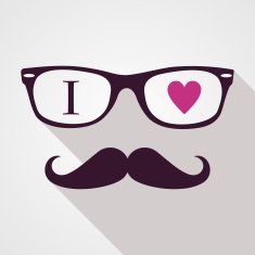 I love Hipster icon concept N2
