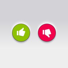 Thumbs Like and Dislike N2