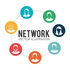 Social network design vector illustration N18