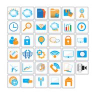 Socail network sorting background design