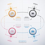 Modern vector abstract template for infographic8 N2