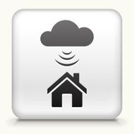 Square Button with Wi-Fi House N2