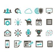 SEO icon set N29