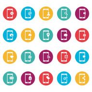 Colourful mobile icons N2