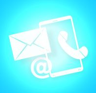 Contact Us Creative Fresh Illustration Design N11