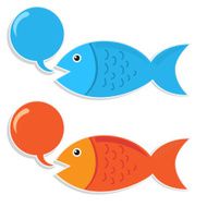 Talking Fish Vector Illustration N2