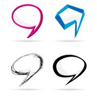 Speech bubbles N136