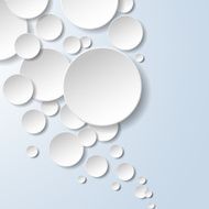 Abstract speech bubbles in the shape of circles N5
