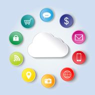 internet marketing vector illustration