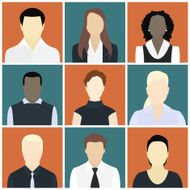 People icons set N29