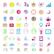 Set of network icons N5