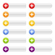 Plus sign color icon web internet button gray navigation panel