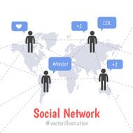 Social network concept N34
