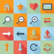 Web Navigation Flat Icons