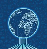 Digital Technologic Circuit Lines - World Communication N2