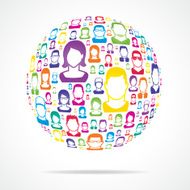 Connecting people concept N2