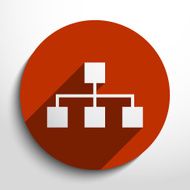 Vector network web icon N8
