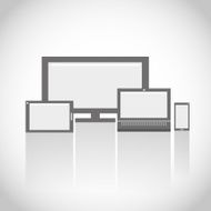Electronic Devices Flat Icons