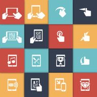 Mobile Tablet Symbols and Icons