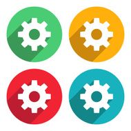 Gear Wheel Icons - VECTOR