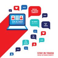 Social network and communication concept N6