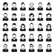 Set of people icons Vector Avatar Illustration N2
