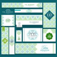 Social media post and header for Eid Mubarak N4