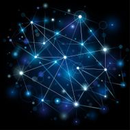 Technology network background N2