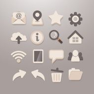 Web and Social media Icon set - Grace Series