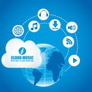 Cloud Computing design vector illustration N21