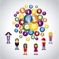 web icons pixel