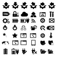 Set of network icons N10