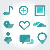 Social Media Icons N154