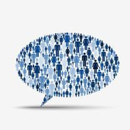 Floating Speech bubble