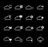 White Icons Set N40